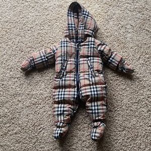 BURBERRY snowsuit (3M/62cm)
